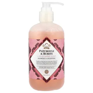Nubian Heritage Liquid Hand Soap, Patchouli & Buriti, 12 fl oz (355 ml)