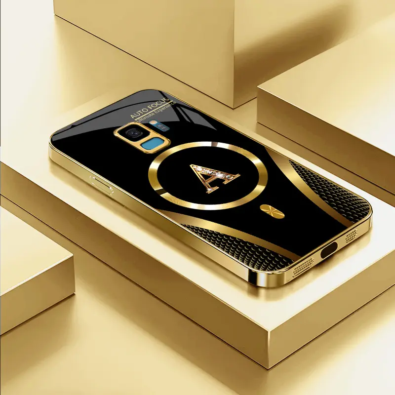 Suitable for [Galaxy S9] high-end MagSafe phone case，Features a magnetic attachment function，Choose from all 26 letters—featuring a sophisticated, minimalist design. YM99