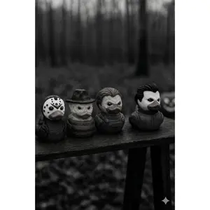 Horror Movie 'Rubber" Ducks  – 3D Printed by Unique Dezign Company