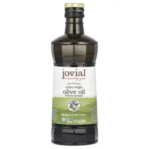 Jovial 100% Organic Extra Virgin Olive Oil, 16.9 fl oz (500 ml)