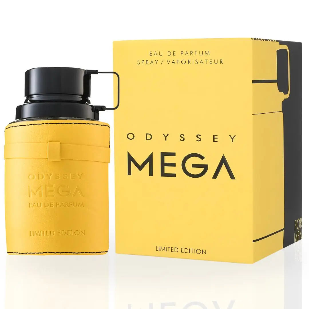 Armaf Odyssey Mega Man Limited Edition Eau de Parfum Spray - 100ML (3.4 OZ) Men's Fragrances, Citrus Spice Fragrance Scent Blend, Long-Lasting Exotic Signature Masculine EDP Perfume Spray