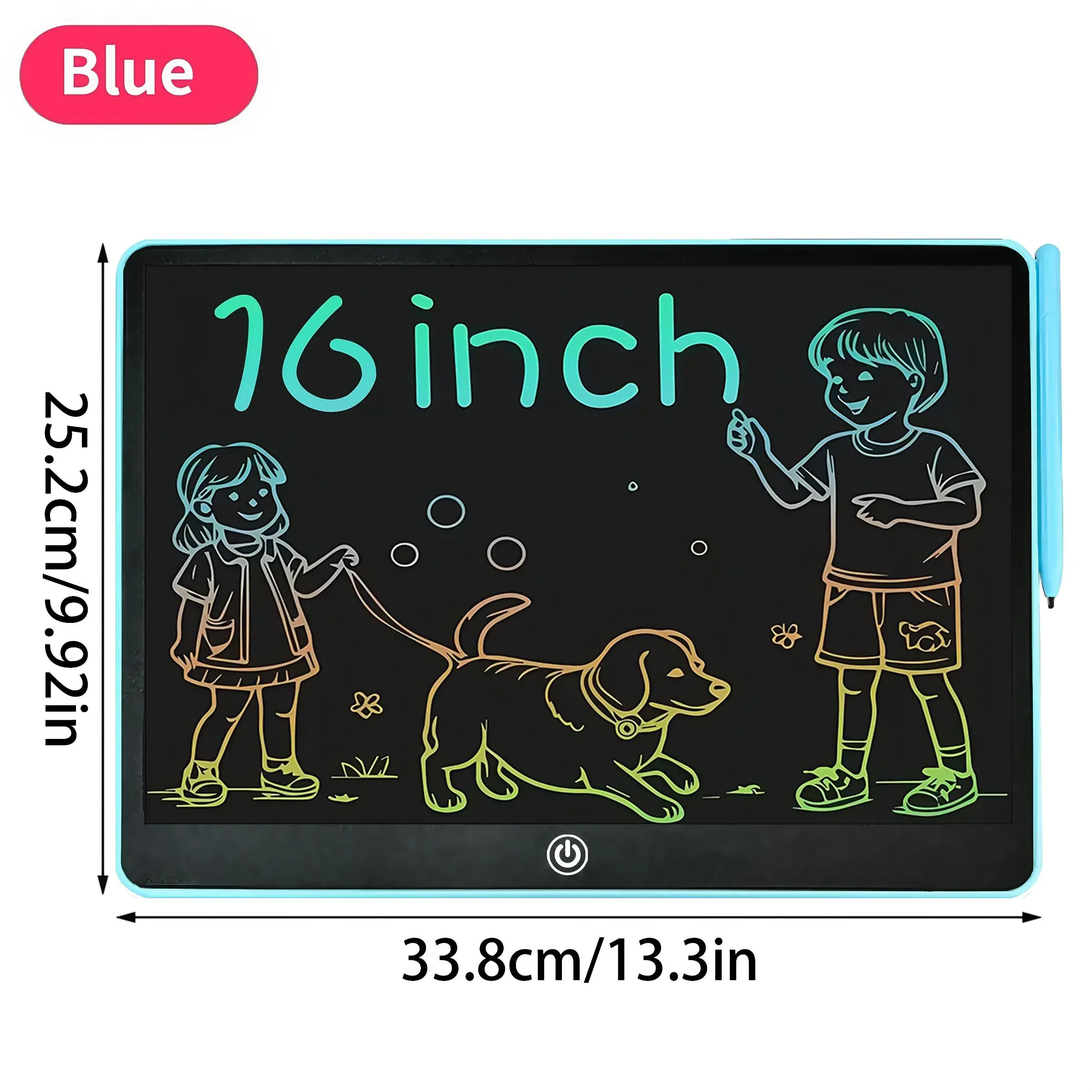 16 Inch LCD Writing Painting Tablet, LCD Writing Tablets, Digital Drawing Tablet, Digital Drawing Pad, Durable Plastic Educational Gift, Ideal Choice for Birthdays, Christmas, Halloween, Suitable for Ages 14+