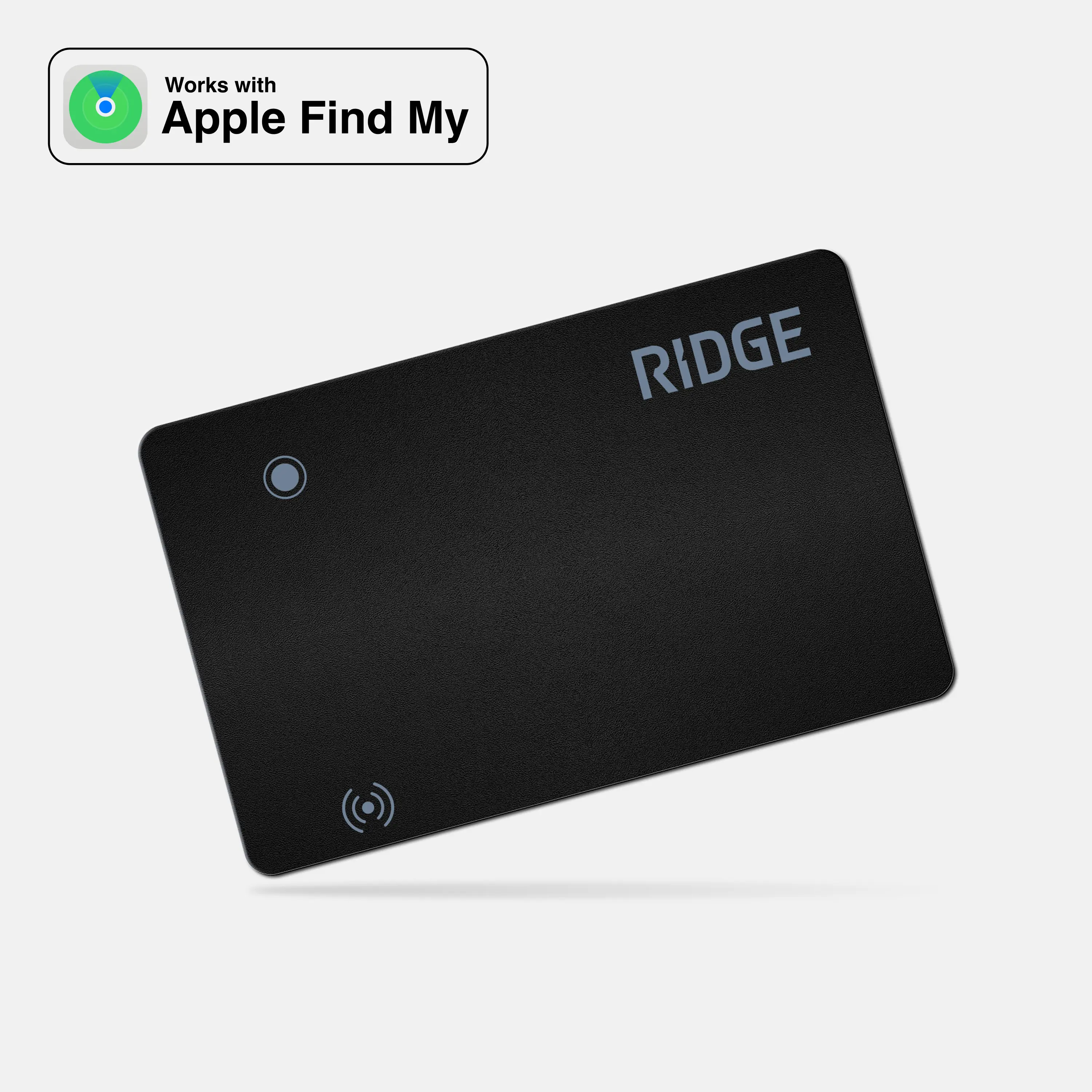 Ridge Tracker Card | Apple FindMy Compatible | Credit Card Size Wallet Tracker | AirTag Alternative | Never Lose Your Wallet | Slim EDC Accessory | Works with iPhone | Best Tech Gift