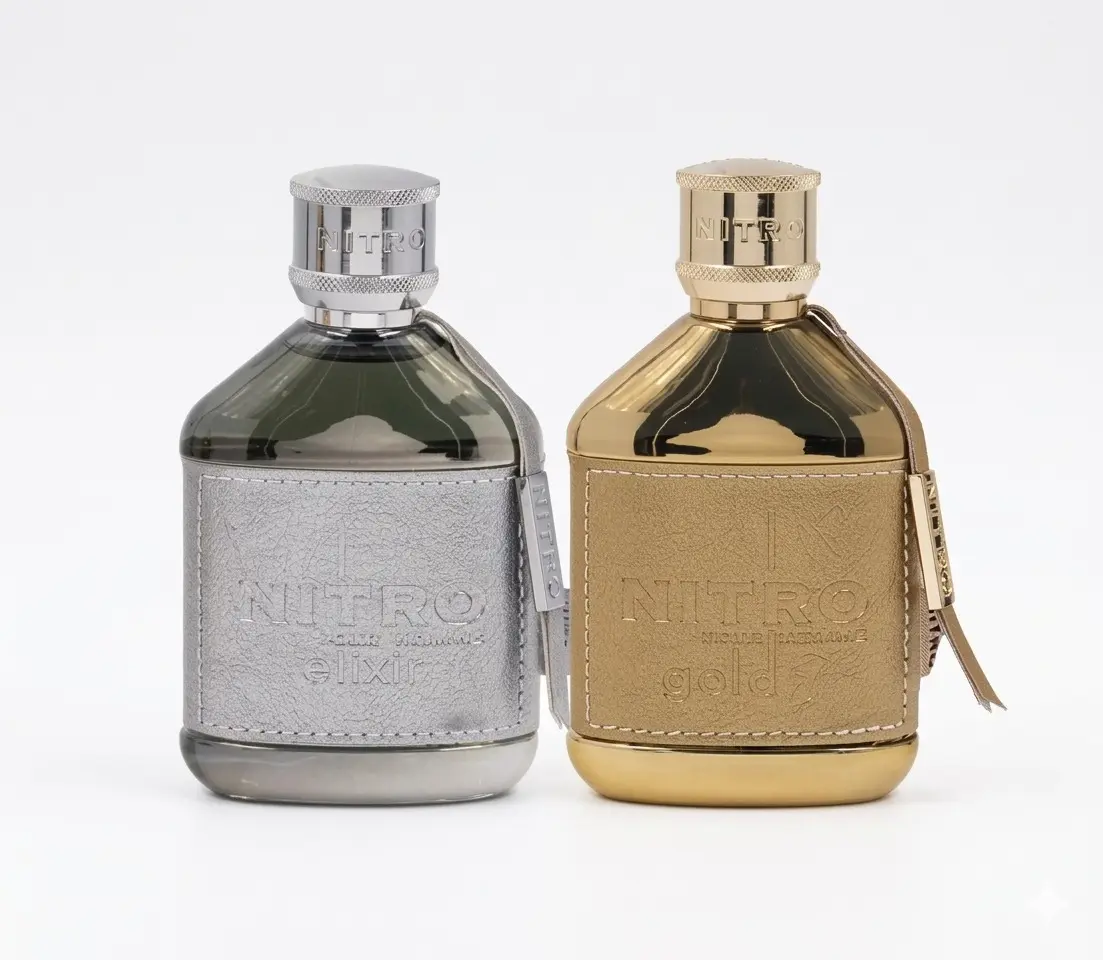 Dumont Nitro Elixir & Dumont Nitro Gold For Men 3.4 Oz Extrait De Parfum Spray Dumont Nitro Elixir & Dumont Nitro Gold For Men 3.4 Oz Extrait De Parfum Spray