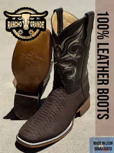 Men's Western Boots Piton Moka