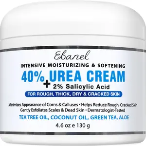 Foot Rescue Cream, Ebanel 40% Urea + 2% Salicylic Acid Heels Fix