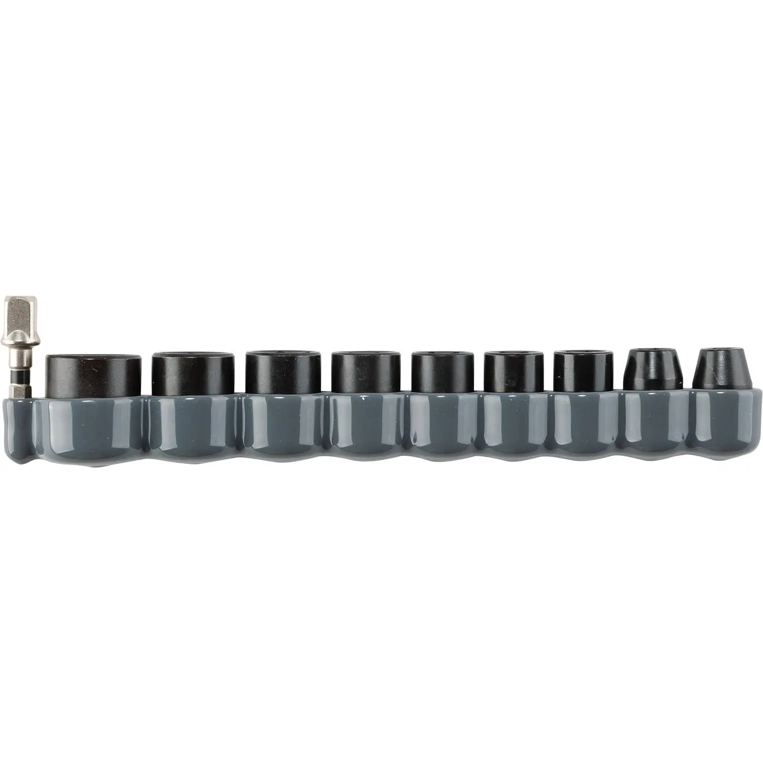 Makita E-01688 Impact XPS® 10-Pc Metric Impact Sockets Set for Socket Wrenches, 3/8" Drive 6-Point Heat-Treated Alloy Steel, Standard Adapter, Extreme Torque Resistance, Precisely Calibrated Durability