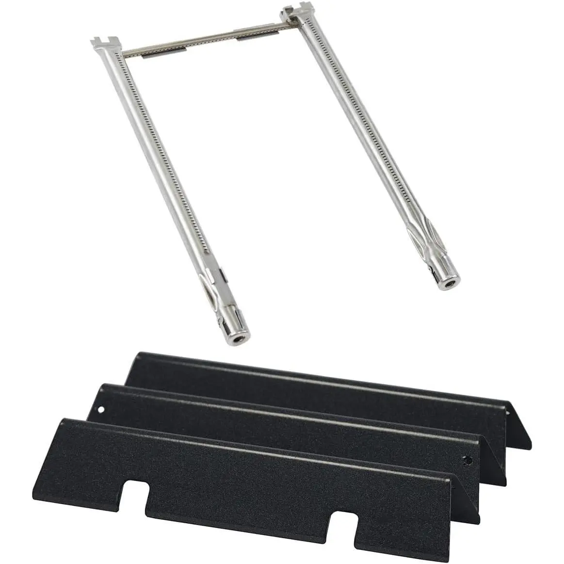 Spirit II e-210 Grill Replacement Parts for Weber Spirit II E-210 E220 S210 S220 GS4 200 with Front Control, Flavorizer Bars 15.3 Inch and 69785 67024 Burner 18 inch for Weber Spirit 2 Grill Parts