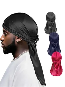 Unisex Durag Headband Sports Style, Adjustable Bicycle Cap Pirate Hat, Arabic Style Scarf Halloween Costume Accessories Set