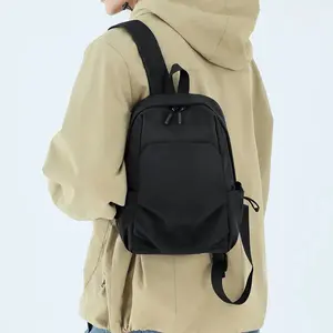 Lightweight Mini Backpack for Men, Versatile for Travel, Outdoor Hiking, Mountaineering, Casual Small Backpack, Student School Bag, Fishing, Outings, Meetings