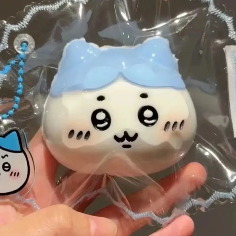 Chiikawa Hachiware Usagi Pinch & Rebound Decompression Toy - Creamy Mud Feel, Charming Look, Affordable Gift for Slime & Squishy Toy Enthusiasts