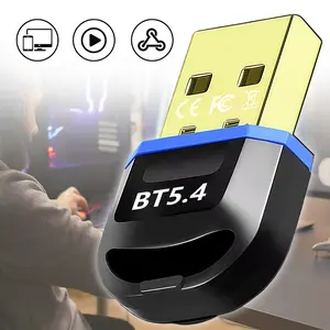 USB Bluetooth Adapter for PC, Bluetooth USB Dongle, Supports Connecting Mouse, Keyboard, Headphones, Printer, Speakers, Bluetooth 5.4 Receiver, USB 3.0