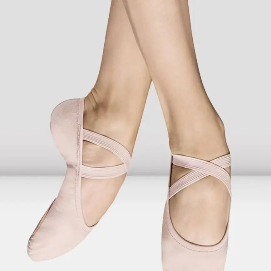 Adults Bloch Performa Canvas Stretch Ballet Flats