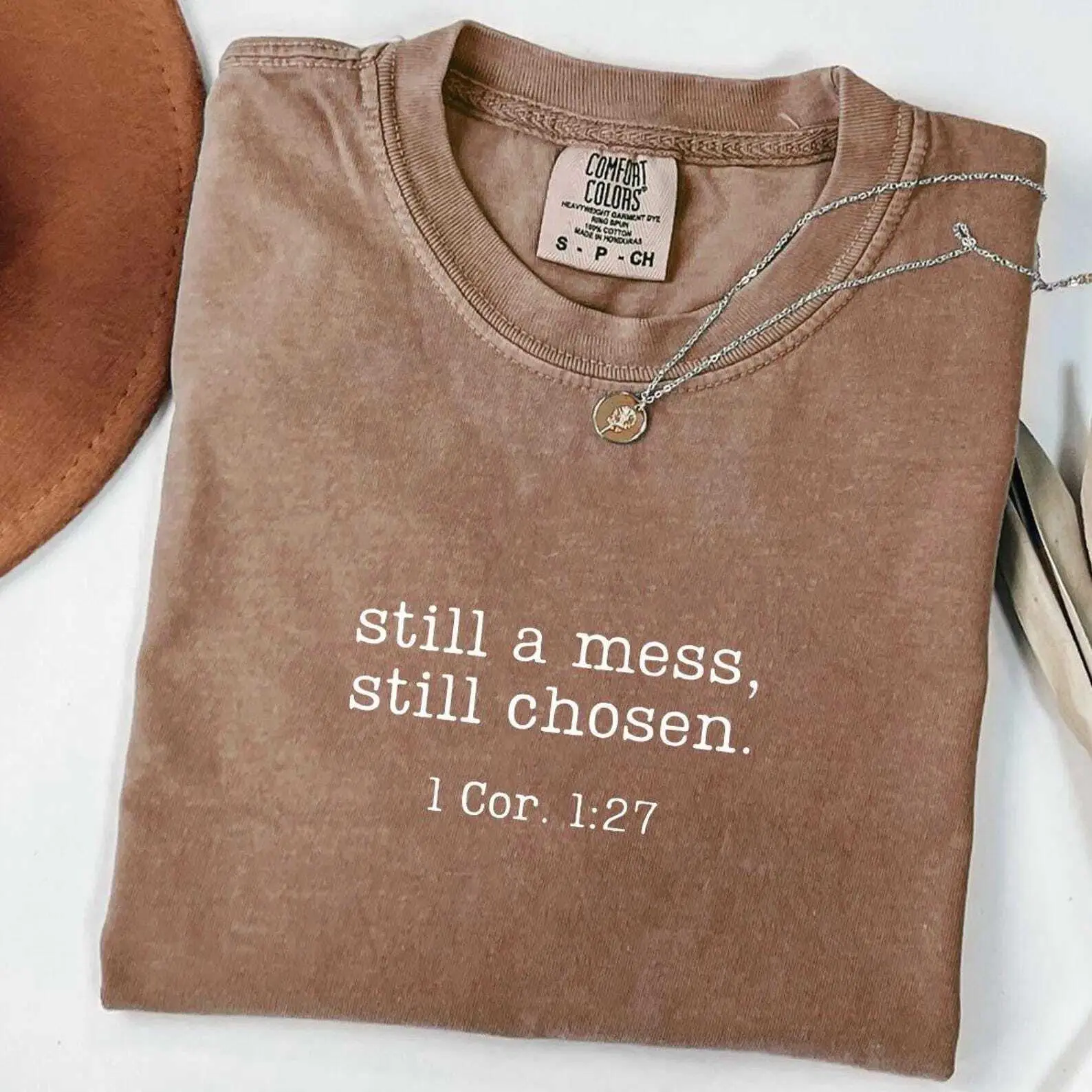 Comfort Colors® Still Chosen , Christian Shirt, Bible Verse, Faith T-Shirt  , Christian Shirt for Women, Jesus Shirt, Chosen Shirt
