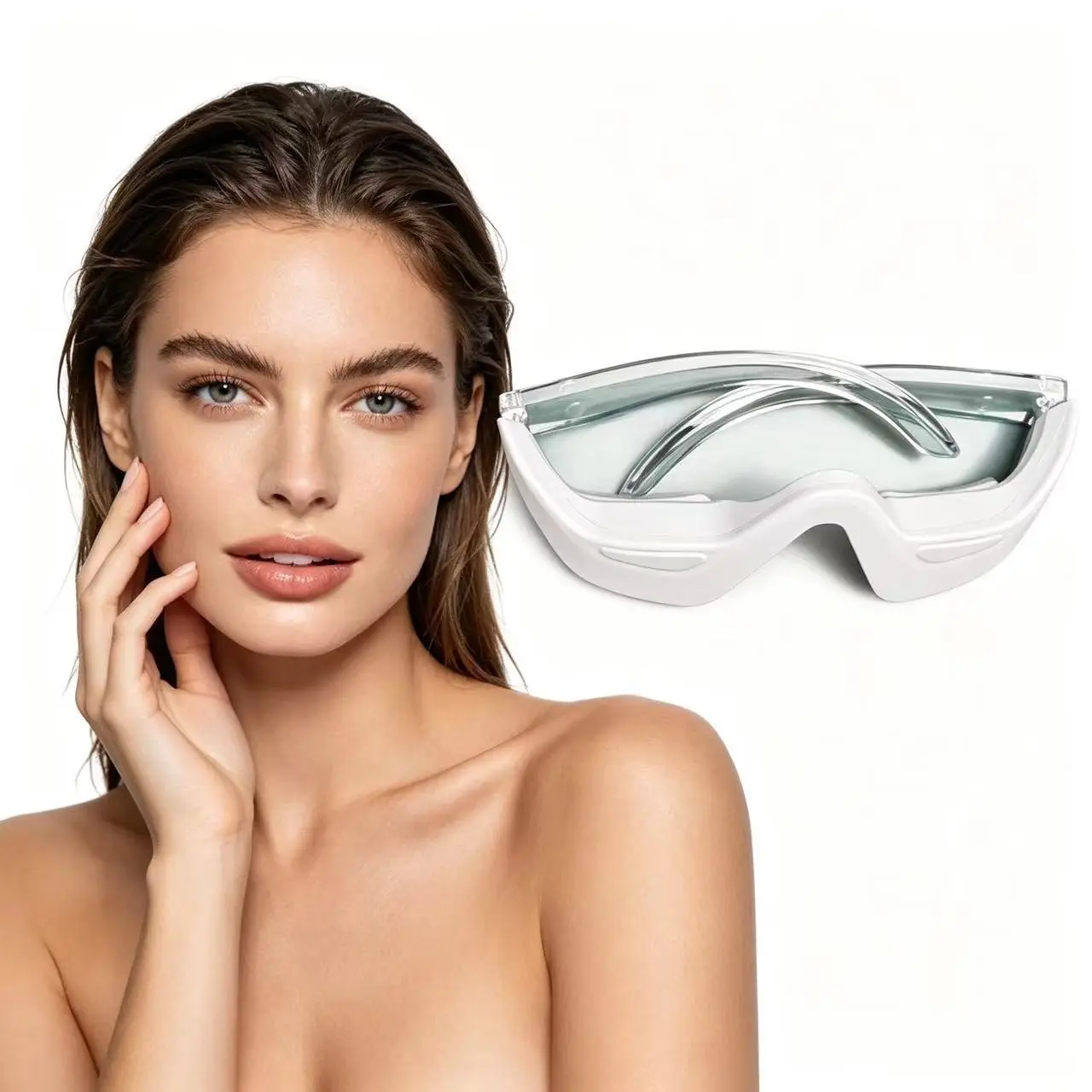 Eye Massager 3D Eye Relaxation Massager Fatigue Relief Screen Time Reduces Dark Circles Smooths Fine Lines Beauty Eye Care