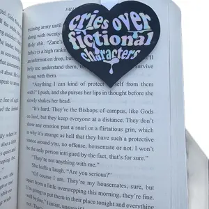 Cries over fictional characters magnetic bookmark