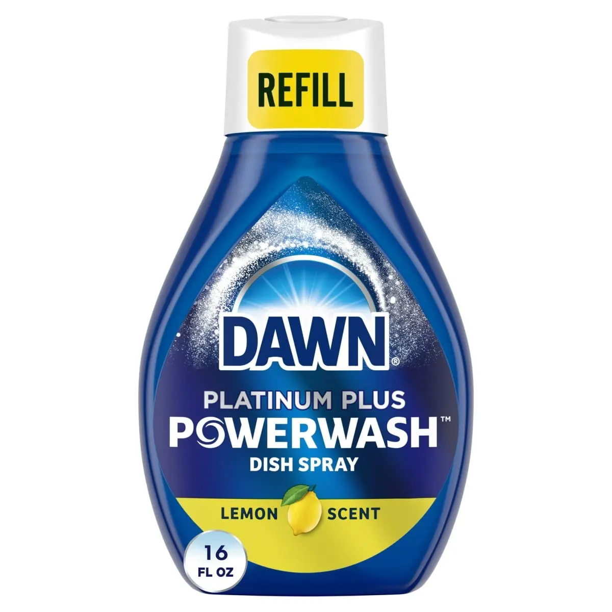 Procter & Gamble 1026638 16 fl oz Lemon Refill Platinum Power Wash Dish Spray