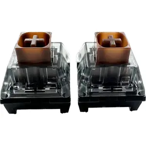 Upgrade Kailh Box V2 Brown Switches for Mechanical Gaming Keyboard,5-Pin 45gf Tactile/Dust&Waterproof Switches(108pcs,Brown)