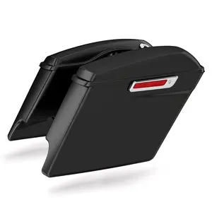 TCMT 5" Stretched Hard Saddlebag Fit For Harley Davidson Touring 2014-2024