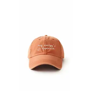 My Energy Is Expensive Embroidered Hat, Cozy Fit, Perfect for Any Season, Fun Graphics