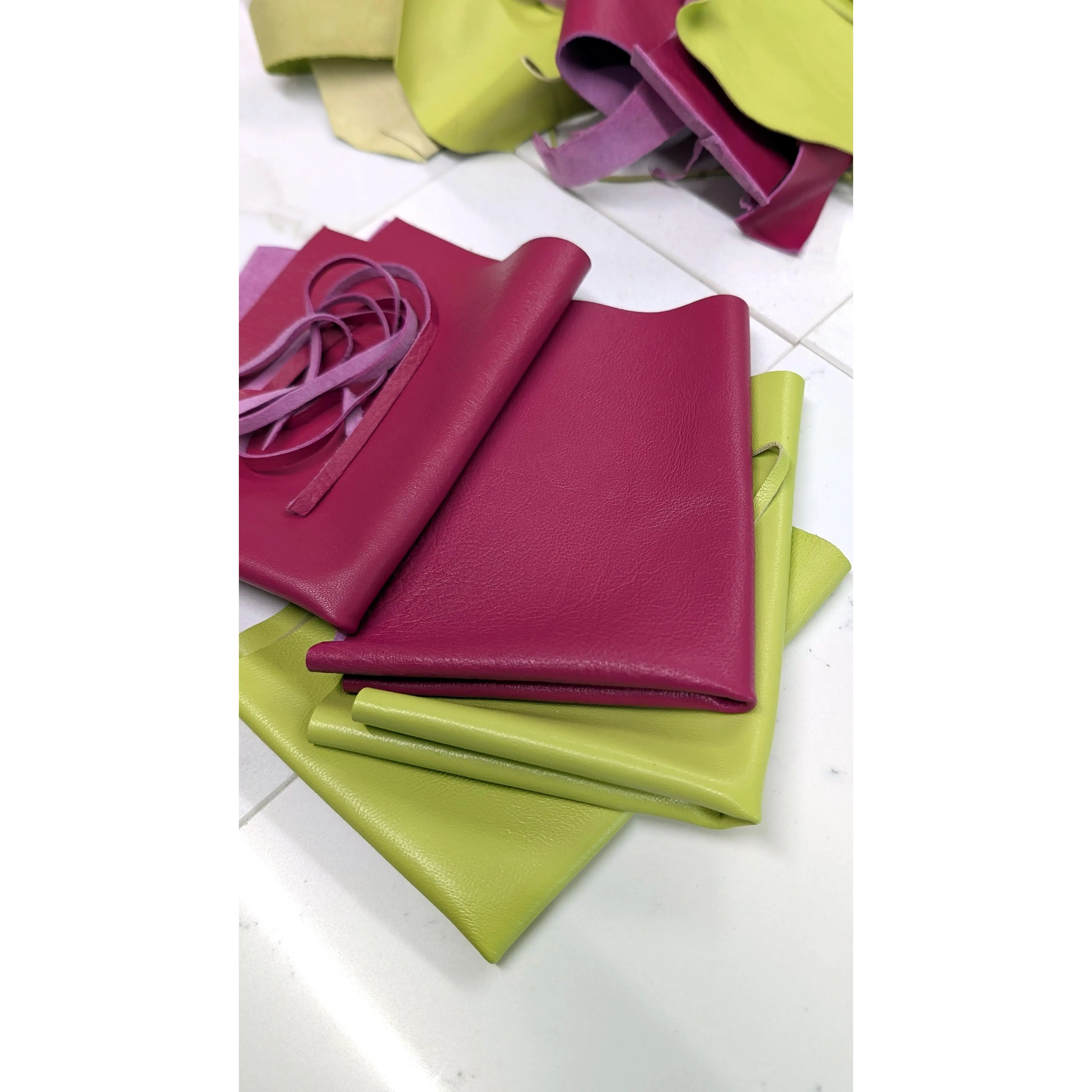 Premium Lambskin Leather Panels for Leather Flower Making & DIY Leather Crafts