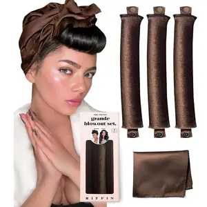 Buckle Heatless Hair Curling Rods Set - No Snag, Anti-Slip, Frizz-Free Soft Curls Tool for Sleeping In, Overnight Heat-Free Styling, Suitable for All Hair Types