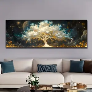 Large Life Tree Canvas Wall Art Print, Modern Wall Art, Durable and Stylish Home & Office Decor, Perfect Gift for Nature Lovers