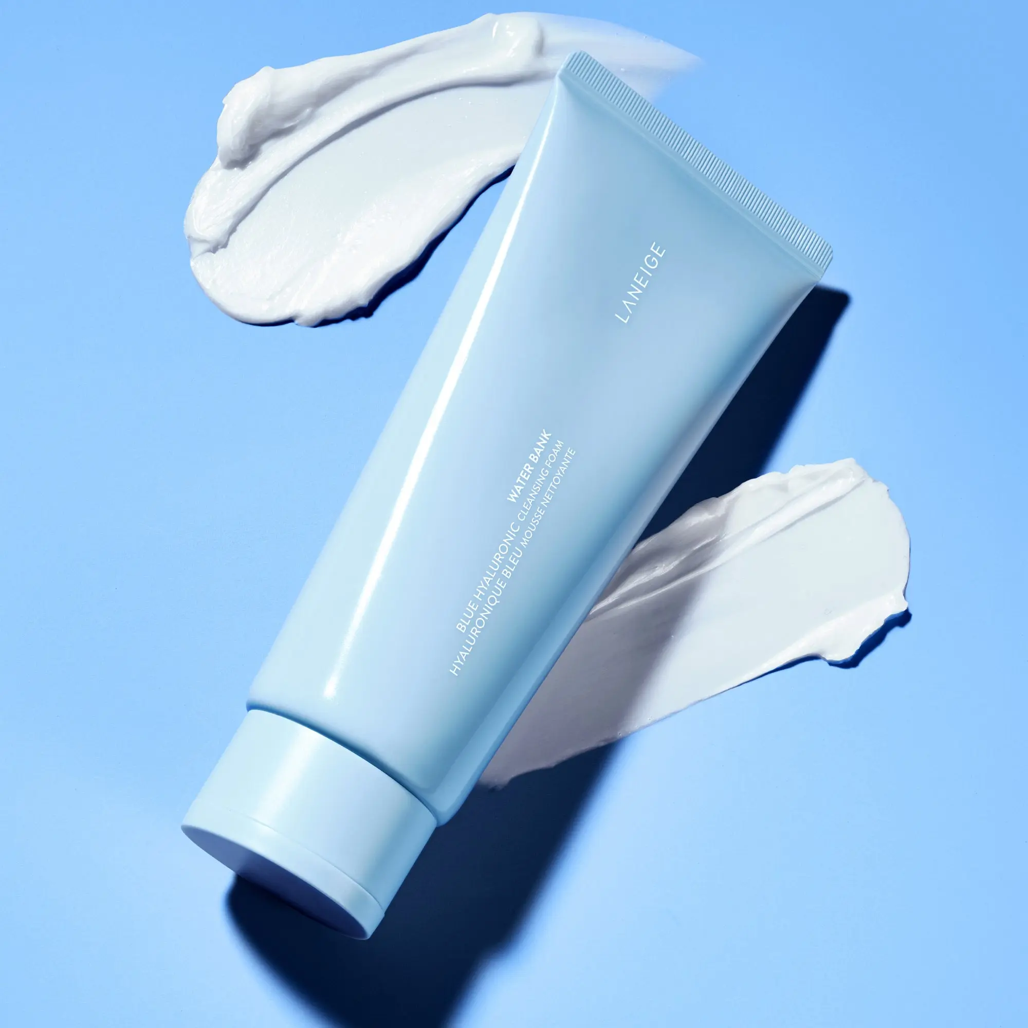 Laneige Water Bank Blue Hyaluronic Cleansing Foam, Korean Skincare, Facial Cleanser, Softening