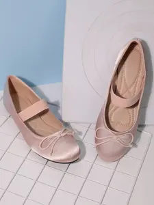 Elegant Chic Ballet Flats for Women, Round Toe Flats, One-Strap Bow Design, Low Heel Casual Shoes, Perfect for Daily Wear & Special Occasions, Bowknot Design Shoes, Everyday Wear Footwear