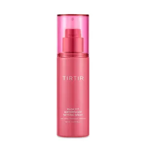 TIRTIR Waterproof Setting Spray – 24 Hour Long Lasting Fix, Sweatproof Water Resistant Makeup Finisher – Ethanol Free, Semi Matte Finish for Oily Skin – Korean Makeup Fixer