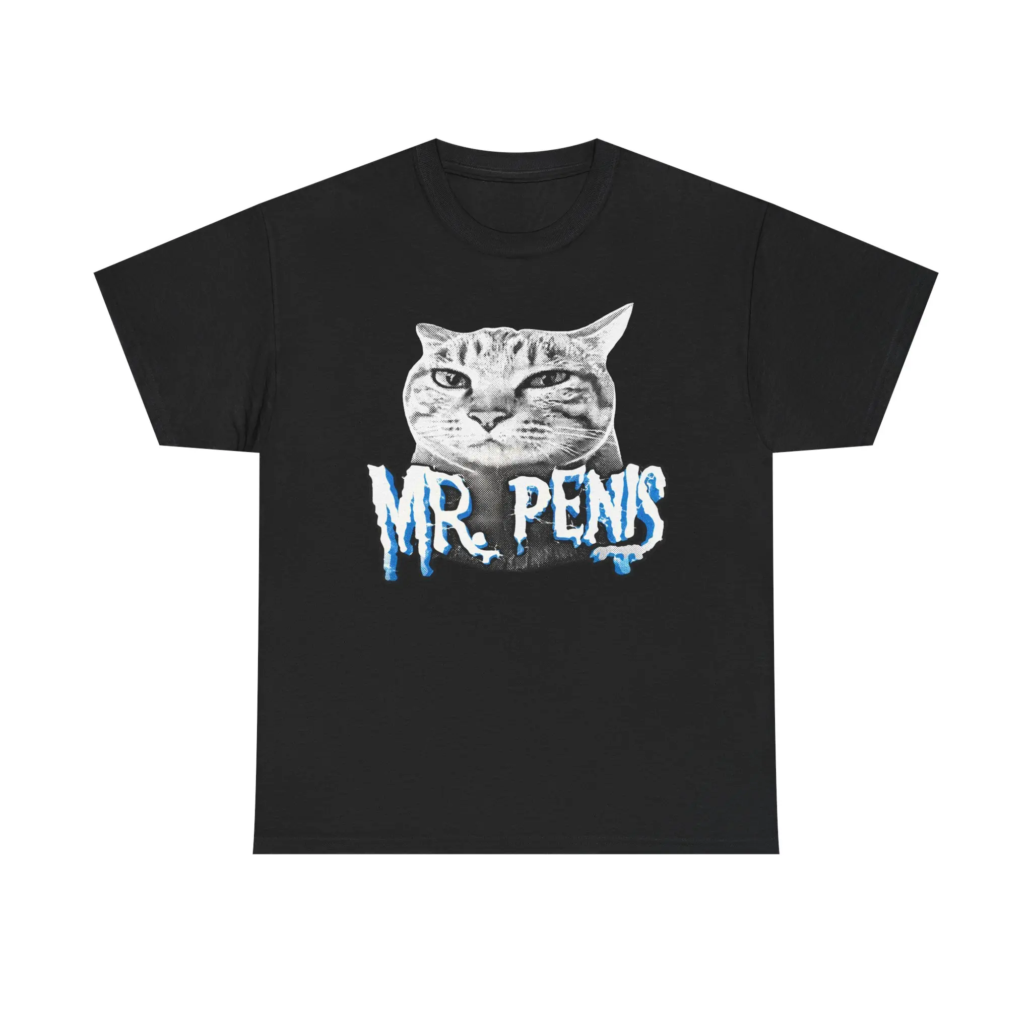 Mr P*nis Cat Meme Tshirt, 100% Cotton Funny Brainrot Tshirt