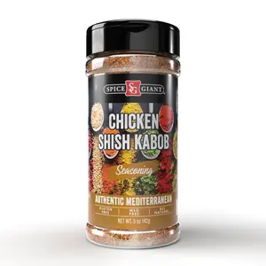 Chicken Shish Kabob Seasoning 5 oz | Chicken Shish Kabob Spice | Spice Giant | All Purpose, All Natural, Authentic Mediterranean Blend, Middle Eastern