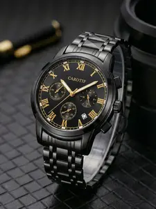 Men's Shell Quartz Watch, Roman Numerals, Three-Hand Timer, Calendar, Business Style, Fashionable, Versatile, Casual