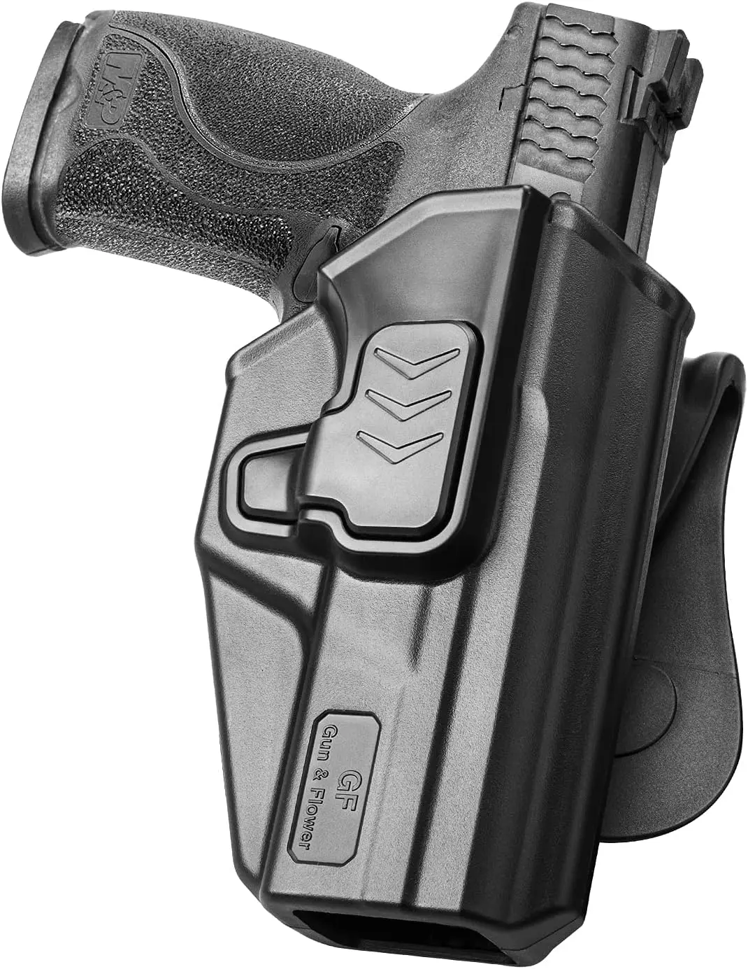 OWB Holster Fit Smith & Wesson SD9 VE & SD40 VE Pistol,Outside Waistband Carry Paddle Holster. Level II Retention with Index Finger Release, Right Hand Adjustable Cant, competition,dealsforyoudays