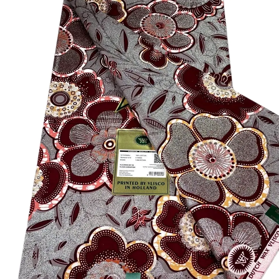 Authentic Grand Super Wax 100 %Cotton 6yards