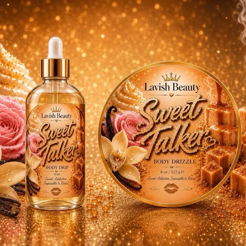 Sweet Talker Body Duo 8oz body drizzle 4oz body drip body oil
