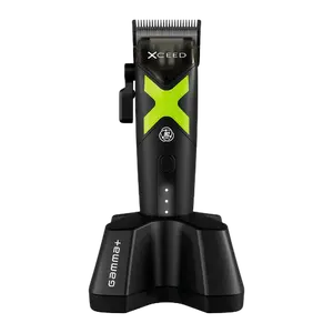 Gamma+ XCEED Professional Cordless Clipper GP609B – IN2 Vector Motor, Echo DLC Blade, Magnetic Drop Top