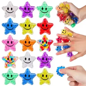 Mini Star-Shaped Tpr Squeeze Balls Set, 16/27 Pieces, Autism & Adhd Stress Relief Toy, Birthday Gift, Anxiety Relief Tool