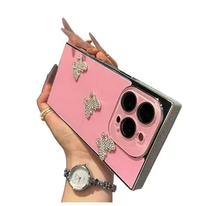 3D Butterflies Silicon Protective Smartphone Casing for iPhone 17 Pro Max, 16 Pro Max, 15 Plus, 14, 13 – Elegant Women’s Shockproof Full Coverage Accessory Cellphone