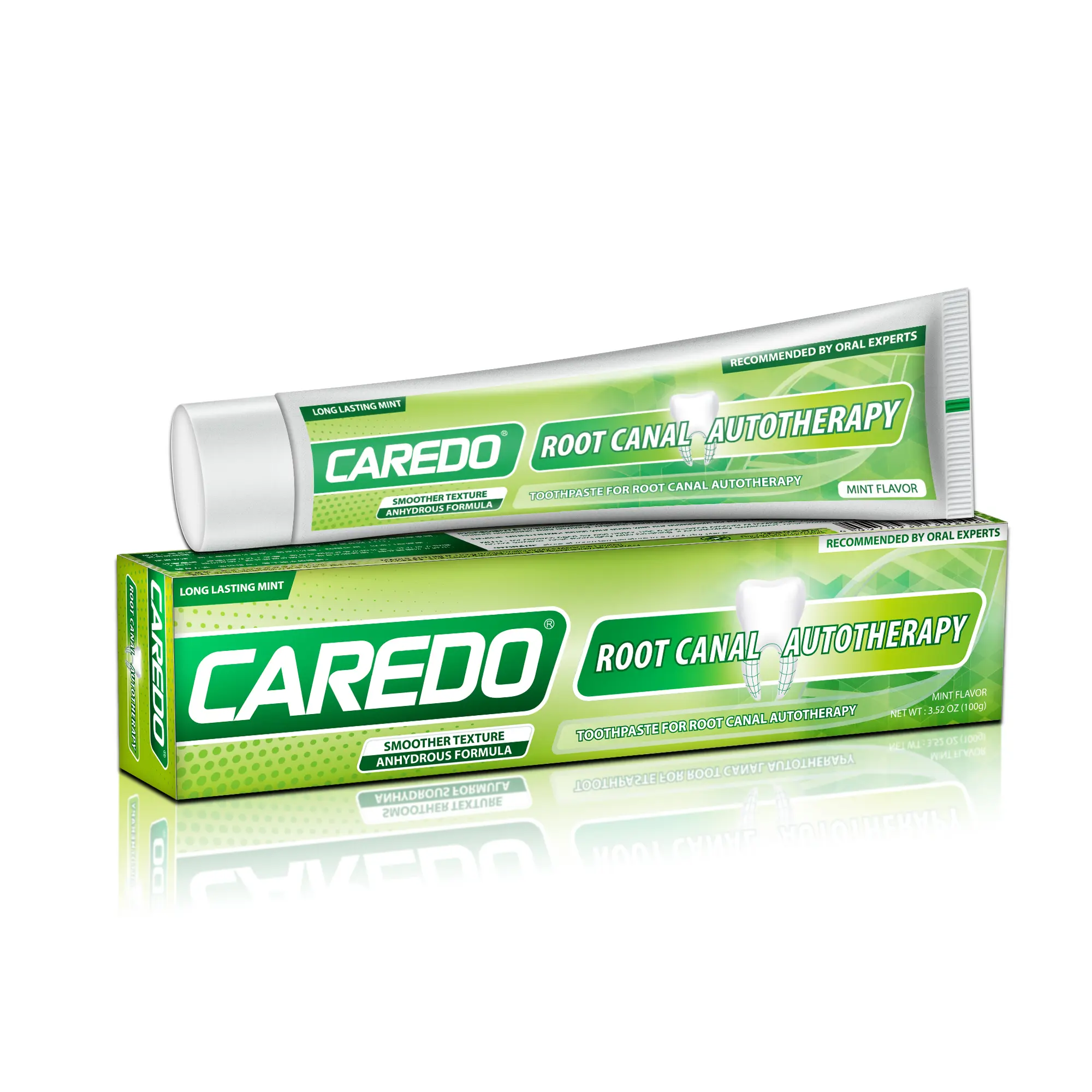 CAREDO Hydroxyapatite Toothpaste for Adults - Advanced Oral Care Formula for Dentin Regeneration, Root Health, Root Canal Support, Cavity Repair, Sensitive Teeth, Exposed Pulp Coverage, Gum Health & Alveolar Bone Care