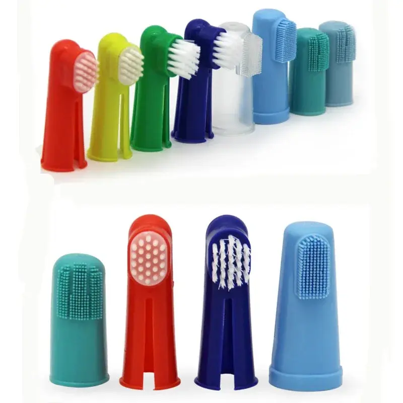 Soft Pet Finger Toothbrush - Dog Dental Cleaning Tool