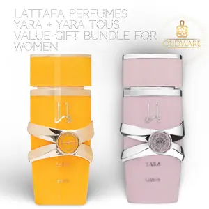 Lattafa Perfumes Yara + Yara Tous EDP 100ml (3.4 Oz) For Women -  Fragrance Value Bundle - Luxury Fragrance Gift Set For Women fragrance, Fragrance Scent, Floral Sweet Perfume
