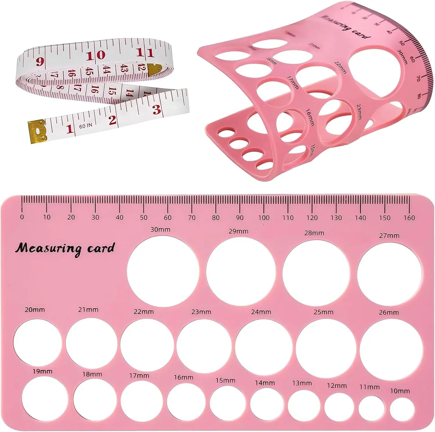 Soft Silicone Nipple Rulers - Breast Pump Flange Insert Sizing Tool for New Mums