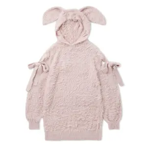 Feather Rabbit Mini Dress