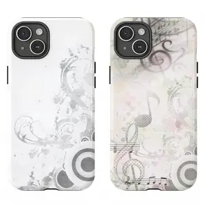 Vintage Aesthetic Music Note Collage Phone Case|Monochrome & Pastel Musical Art Protective Cover For iPhone 17 Pro Max 16 15 14 13 12 11 for Samsung S21 S22 S23 S24 S25 S26 Phone Case|Best Gift