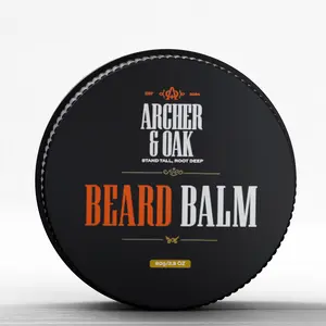Beard Balm Shea Butter for Beard Care with Lavender & Tea Tree Scent for Hair Care Comfort