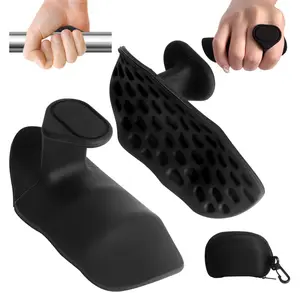 Non-Slip Exercise Grips, Ergonomic Workout Gloves, Weightlifting Handles, Unisex Silicone Fitness Grip Pads, Soft Palm Protection, Various Training