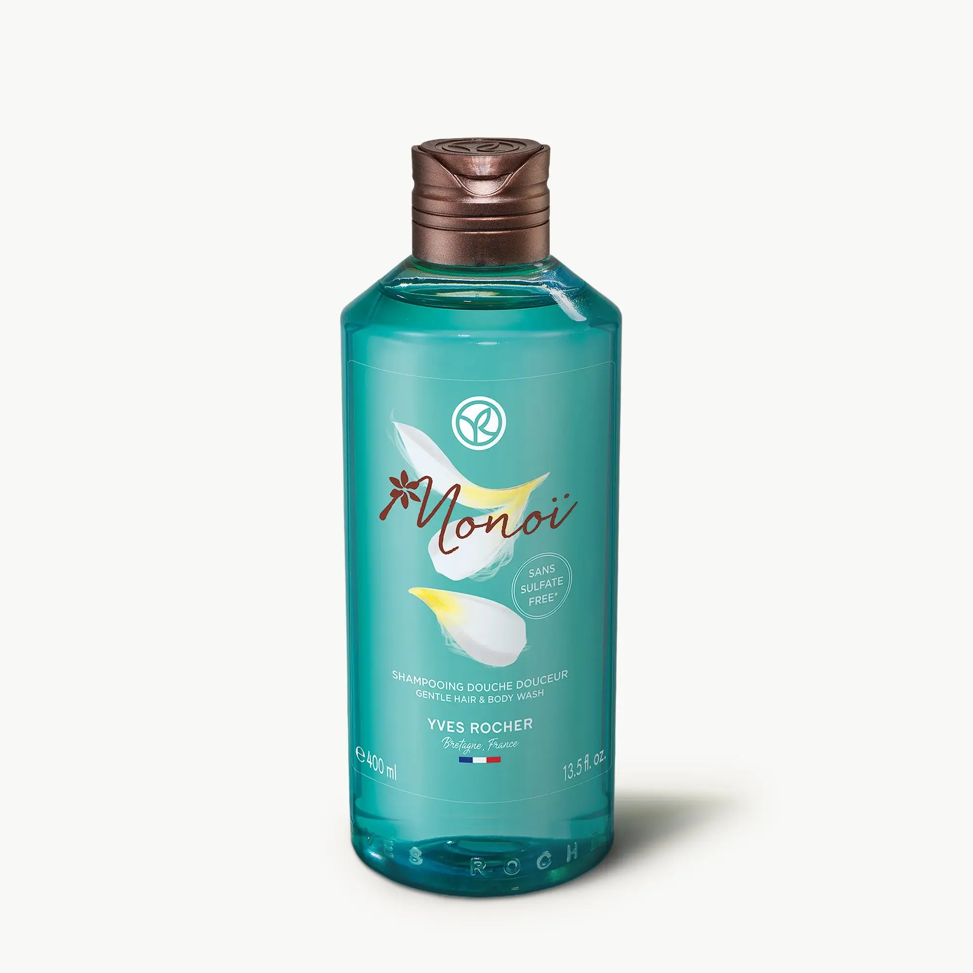 Monoi Gentle Hair And Body Wash - 400ml, Luxury Scented Cleanser - Hair & Body Care