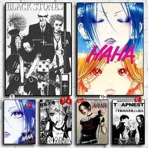 Nana The Black Stones Band Poster, Nana Poster, Print Wall Art For Living Room Decor