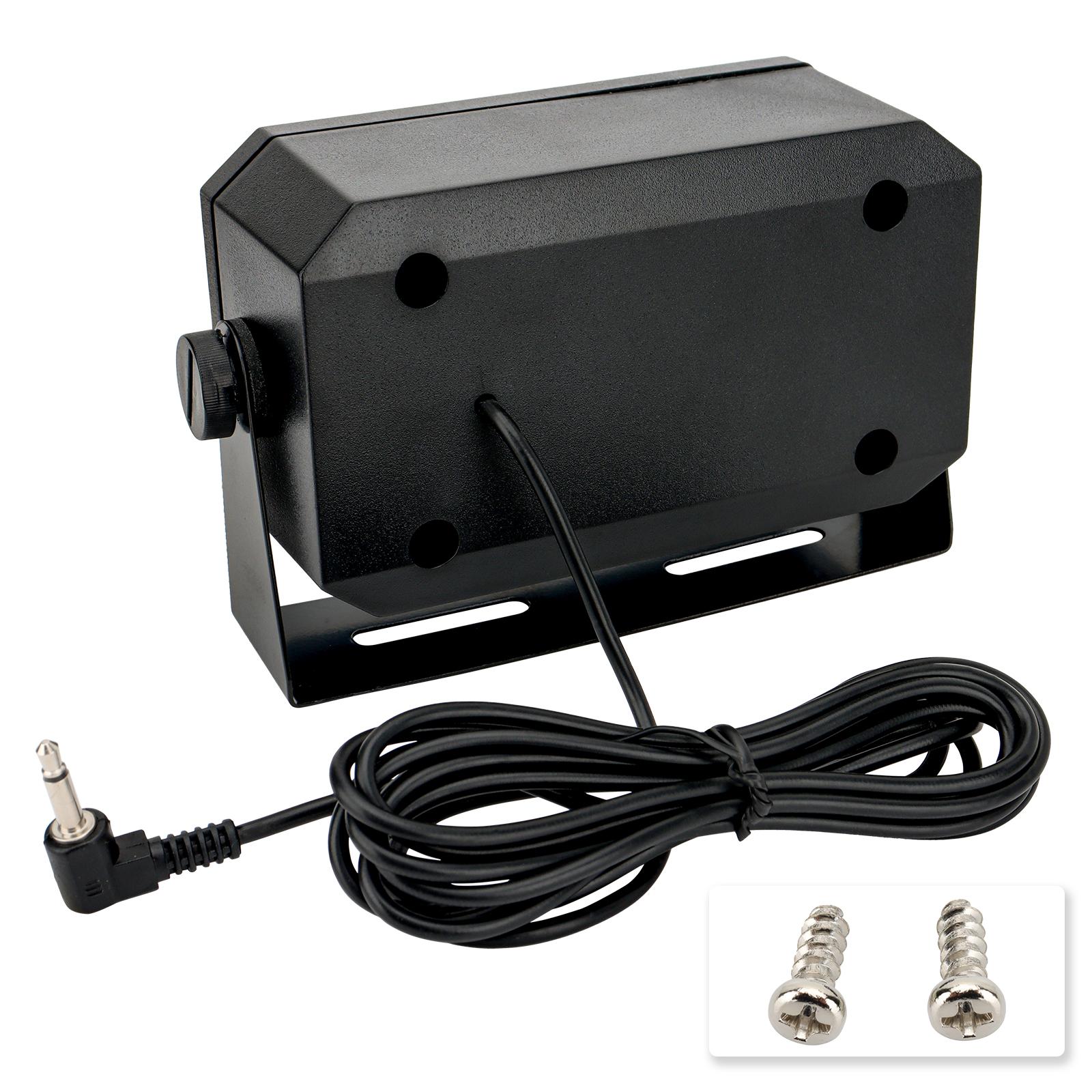 Rectangular External Communications Speaker CB Radio Speaker for Ham Radio, External Scanners for All 3.5mm Audio Plug CB Radios and Mobile Radios